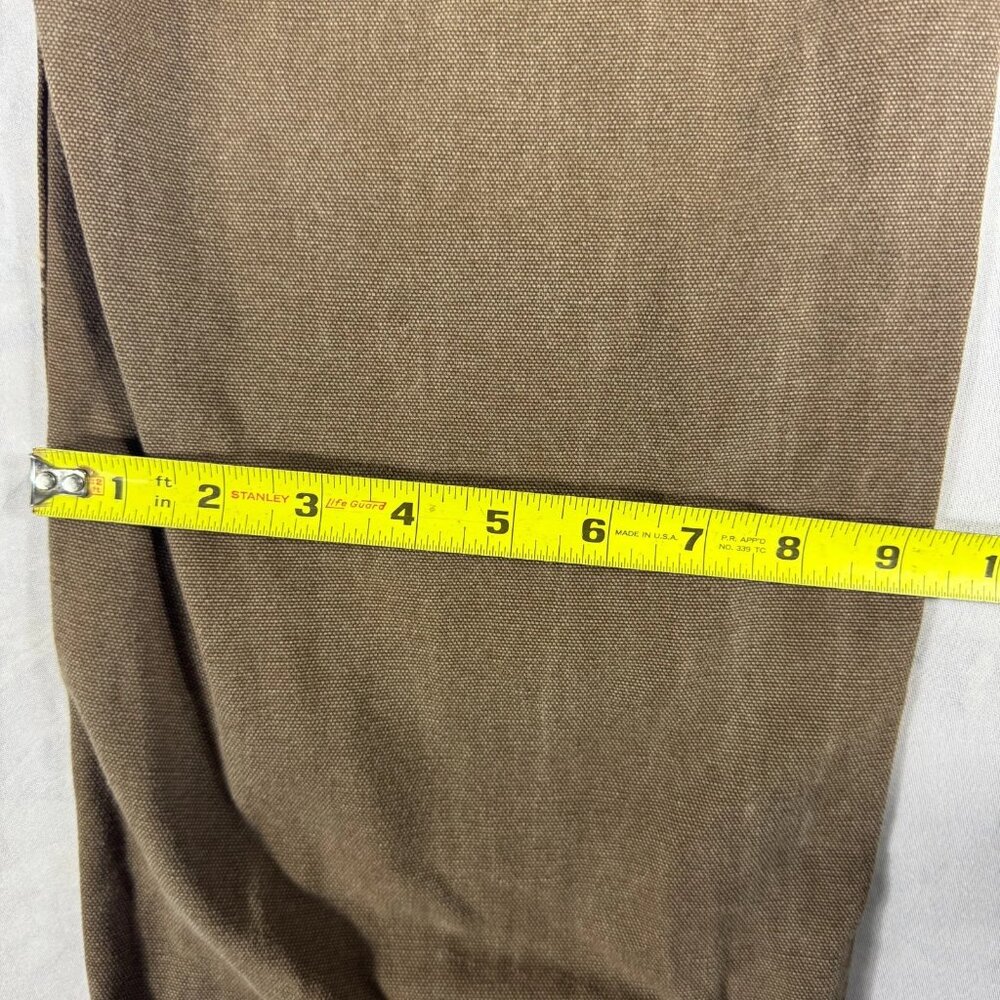 Dickies Men's Carpenter Duck Pants Brown Relaxed Fit Straight Leg Workwear 36x34 - Picture 11 of 12